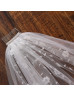 Ivory Floral Trailing Beaded Fingertip Wedding Veil